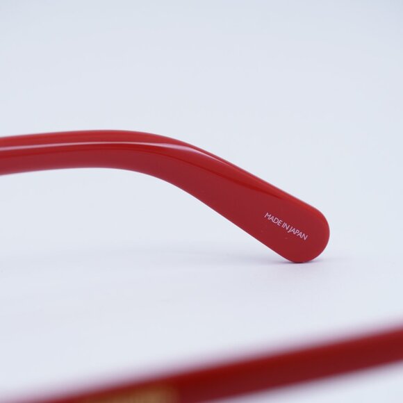 Jacquemus CAPRI JAC/55 C2 Sunglasses Red Rectangle Frame, Grey Lenses - Picture 8 of 11